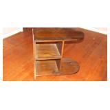 Small Wood Side Table 21 1/2" x 23"