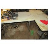 2 Plastic Tables Contents NOT Included