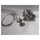 Wizard & Dragon  Pin & Bracelet