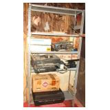 Metal Shelf w/ Contents