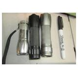 3 Small Flashlights