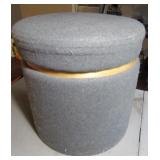 Storage Ottoman 16" T x 16" Dia