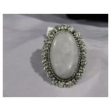 Rainbow Moonstone Ring Sz 9