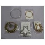 5 Pcs Silvertone & Goldtone Fashion Jewelry