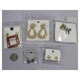 5 Pr Pierced Earrings