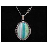 Multy Onyx & Pendant w/ 18" Chain