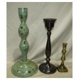 Candle Sticks & Decor  Left Is 17" T