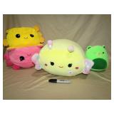 2 Squishmallows, 1 Axolotl Reversible Plushie