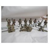 Barkley Lead WWII Soldiers 11 Pcs