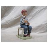 Norman Rockwell Figurine "At The Vets"    6" T