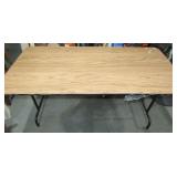 Folding Table 29" T x 60" W x 30" D