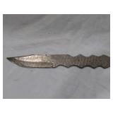 MHS Cutlery Damascus Knife Makers Billet Stock 10"