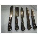 MHS Cutlery Damascus 5 Pc Kitchen Set 13"