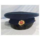 Blue Russian Military Hat