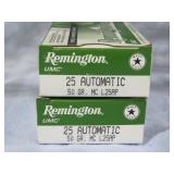 Remington 25 Automatic 50 Gr MC L25AP