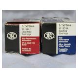 5.7 x 28 mm (1-  40g, 1-  27g)