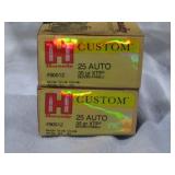 Hornady 25 Auto 35 gr XTP 25 Rds Each
