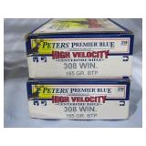 Peters Premier Blue 308 Win 20 Rounds Each