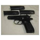 CZ Model 82  9x18 Double Action w/3 Mags