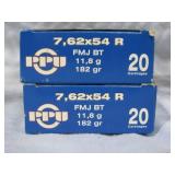 PPU 7,62 X 54 R FMJ BT 11,8 g 182 gr