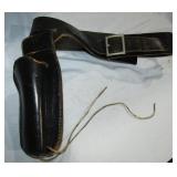 1 Black Leather Holster For .22 Cal