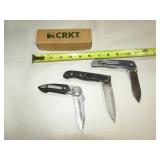 3 Crkt Knives