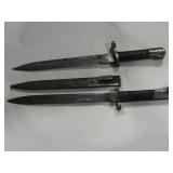 2 Turkish Mauser Bayonets