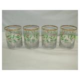 4 Holiday Lenox Glasses