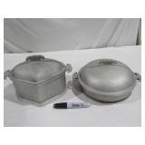 2 Guardian Service Cast Aluminum Pans