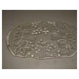 Mikasa Crystal "Arabella" Pattern Platter 17" L