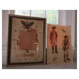 Declaration Of Independence Print In Frame
