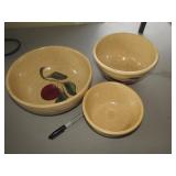 3 Ceramic Bowls