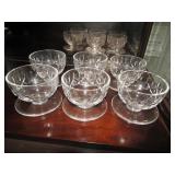 6 Waterford Parfait Glasses