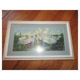 Boy On a Pier Print 11" x 18"