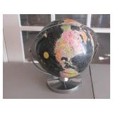 Encyclopedia Britanica Globe 17" T Hawaii Damaged
