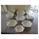 9 Pc Corning Ware Blue Cornflower Pattern
