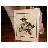 Soldier Print In Frame