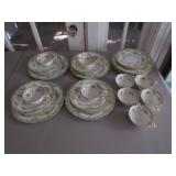 Noritake Luxoria China 4 Place Setting w/ Extra Pc
