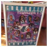 Hornets Print In Frame 26" x 20"