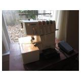 Brother Lock 1034D Sewing Machine Works