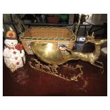 Brass Reindeer & Christmas