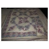 King Size Quilt w/ 1 Sham Has Some Tears