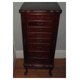 Olde English Jewelry Armoire 41" T x 18" W