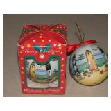 2 Lighthouse Christmas Ornaments