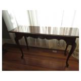 Sofa Table 29" T x 52" W x 16" D