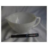 White Fire King Pitcher