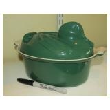 Enameled Cast Iron Duck Covered Dish
