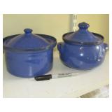 2 Small Covered Dishes