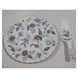 Andrea By Sadek Cake Server w/ Serving Knife