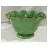 Crate & Barrel Ceramic Serving Bowl 7" T x 12" W